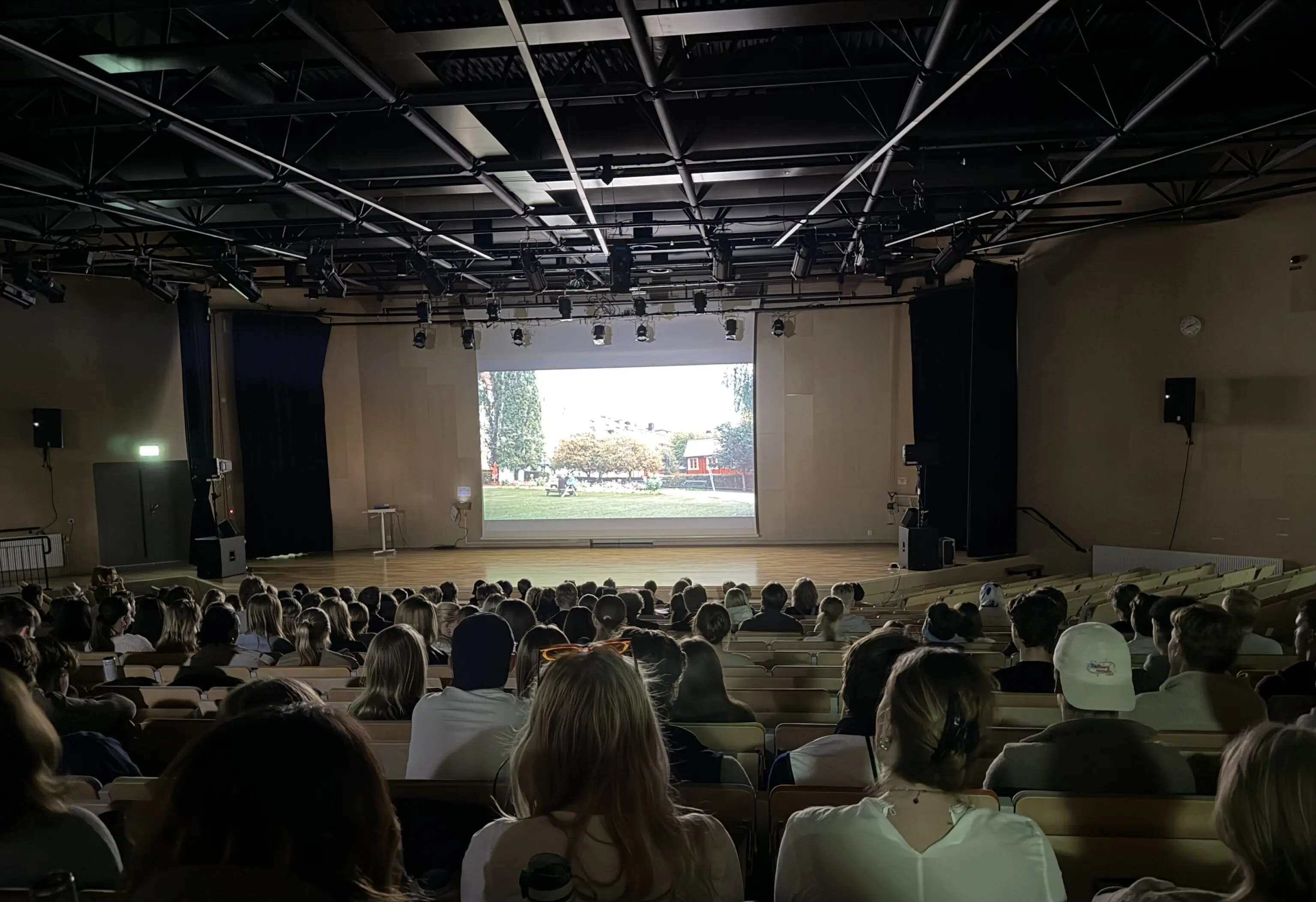 Filmvisning med publik